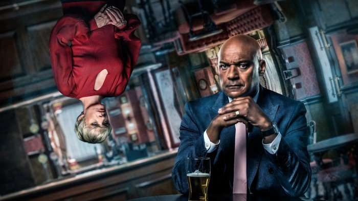 George Knight (Colin Salmon) and Nicola Mitchell (Laura Doddington)