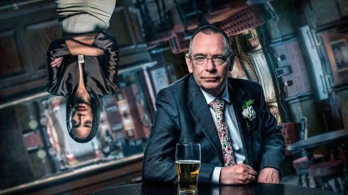 Ian Beale (Adam Woodyatt) and Chelsea Fox (Zaraah Abrahams) for EastEnders.