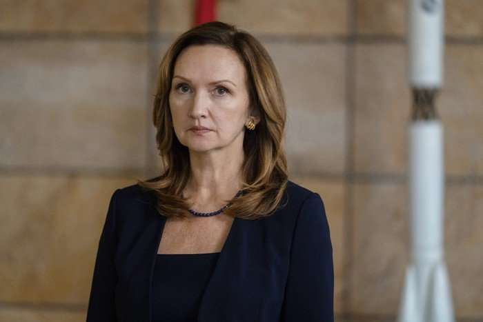 Svetlana Efremova as Irina in For All Mankind season 4 Svetlana Efremova as Irina in For All Mankind season 4