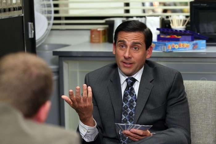 The Office Steve Carell as Michael Scott in The Office.