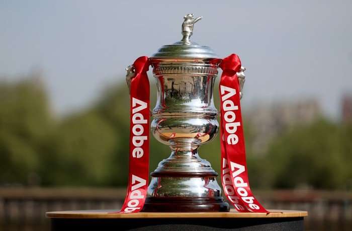 Adobe Women's FA Cup Trophy Tour - London LONDON, ENGLAND - MAY 10: A general view of the Adobe Women's FA Cup Trophy during the Adobe Women's FA Cup Trophy Tour on May 10, 2024 in London, England. (Photo by Tom Dulat - The FA/The FA via Getty Images)