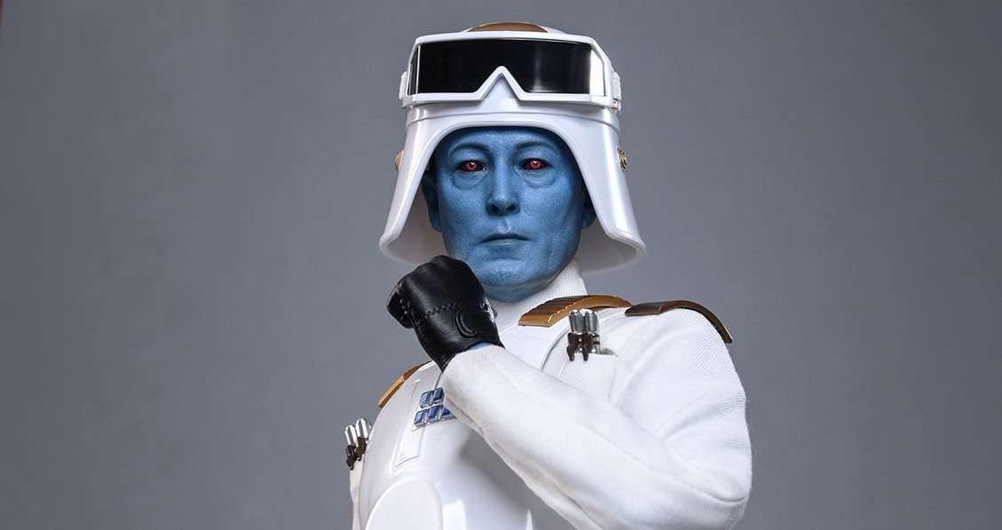 Grand Admiral Thrawn dons Imperial Armor for Hot Toys’ latest Star Wars sixth scale figure
