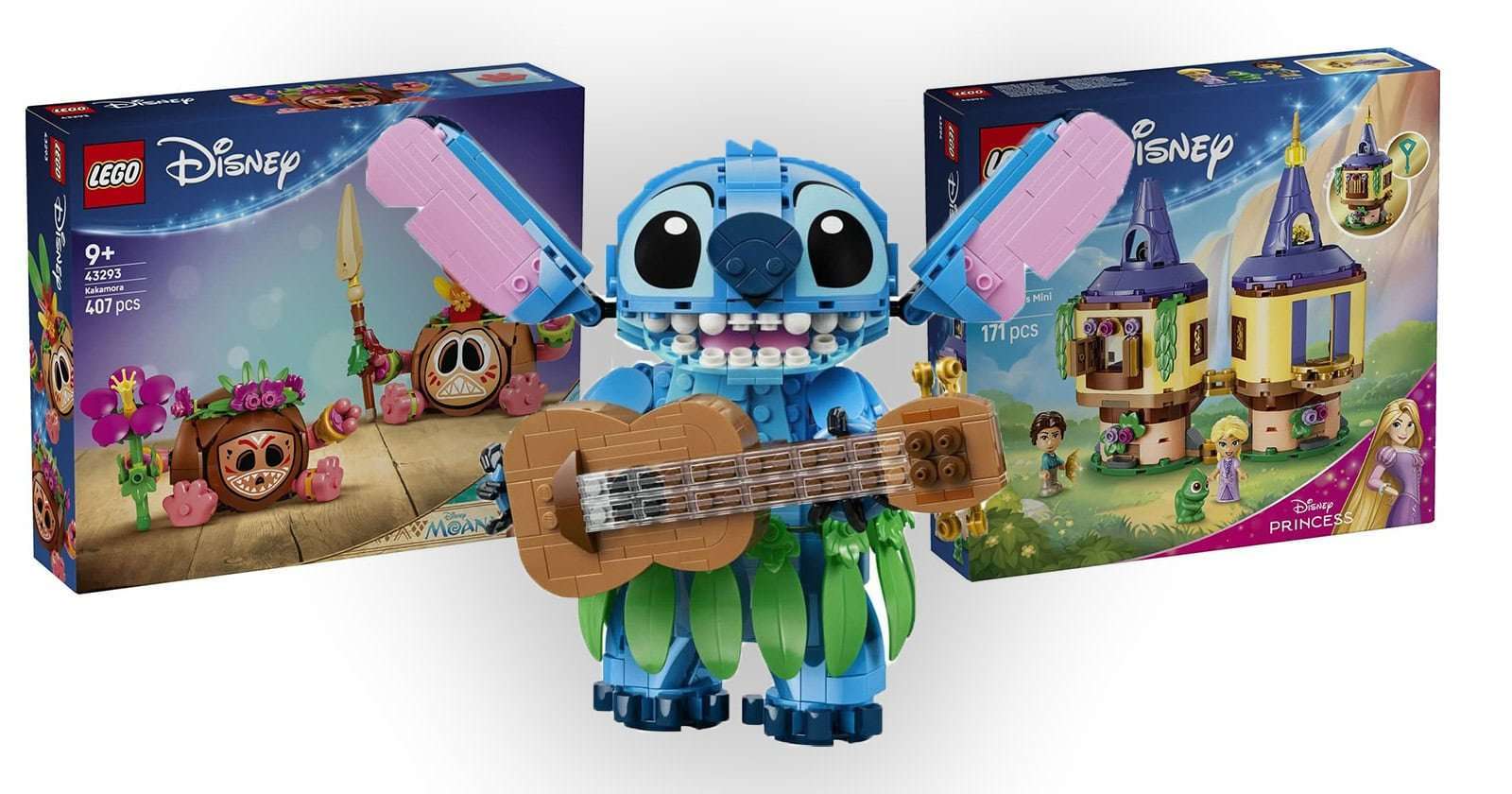 LEGO Disney Summer 2026 sets include Lilo & Stitch, Moana 2, Tangled, The Little Mermaid and more