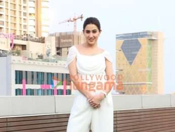 Photos: Ayushmann Khurrana, Rakul Preet Singh, Wamiqa Gabbi and Sara Ali Khan snapped promoting Pati Patni Aur Woh Do at T-Series office
