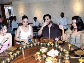Photos: Ayushmann Khurrana, Rakul Preet Singh, Wamiqa Gabbi and others snapped promoting Pati Patni Aur Woh Do