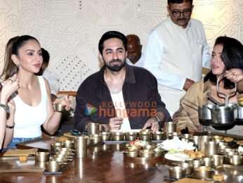 Photos: Ayushmann Khurrana, Rakul Preet Singh, Wamiqa Gabbi and others snapped promoting Pati Patni Aur Woh Do