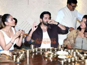 Photos: Ayushmann Khurrana, Rakul Preet Singh, Wamiqa Gabbi and others snapped promoting Pati Patni Aur Woh Do