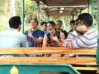 Photos: Ayushmann Khurrana, Sara Ali Khan, Rakul Preet Singh, Wamiqa Gabbi and others grace the trailer launch of Pati Patni Aur Woh Do at Sanjay Gandhi National Park