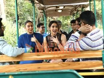 Photos: Ayushmann Khurrana, Sara Ali Khan, Rakul Preet Singh, Wamiqa Gabbi and others grace the trailer launch of Pati Patni Aur Woh Do at Sanjay Gandhi National Park