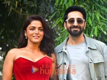 Photos: Ayushmann Khurrana, Sara Ali Khan, Rakul Preet Singh, Wamiqa Gabbi and others grace the trailer launch of Pati Patni Aur Woh Do at Sanjay Gandhi National Park