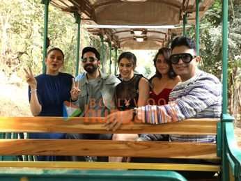 Photos: Ayushmann Khurrana, Sara Ali Khan, Rakul Preet Singh, Wamiqa Gabbi and others grace the trailer launch of Pati Patni Aur Woh Do at Sanjay Gandhi National Park