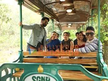 Photos: Ayushmann Khurrana, Sara Ali Khan, Rakul Preet Singh, Wamiqa Gabbi and others grace the trailer launch of Pati Patni Aur Woh Do at Sanjay Gandhi National Park