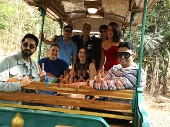 Photos: Ayushmann Khurrana, Sara Ali Khan, Rakul Preet Singh, Wamiqa Gabbi and others grace the trailer launch of Pati Patni Aur Woh Do at Sanjay Gandhi National Park