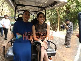 Photos: Ayushmann Khurrana, Sara Ali Khan, Rakul Preet Singh, Wamiqa Gabbi and others grace the trailer launch of Pati Patni Aur Woh Do at Sanjay Gandhi National Park