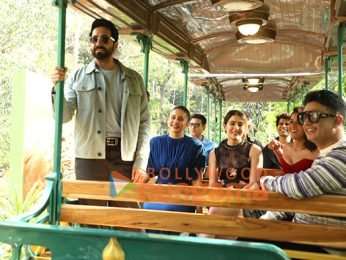 Photos: Ayushmann Khurrana, Sara Ali Khan, Rakul Preet Singh, Wamiqa Gabbi and others grace the trailer launch of Pati Patni Aur Woh Do at Sanjay Gandhi National Park