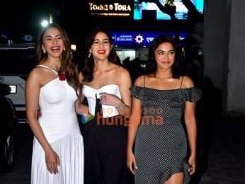 Photos: Ayushmann Khurrana, Sara Ali Khan, Rakul Preet Singh and Wamiqa Gabbi snapped promoting Pati Patni Aur Woh Do