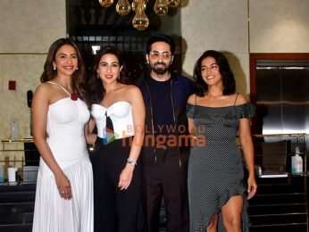 Photos: Ayushmann Khurrana, Sara Ali Khan, Rakul Preet Singh and Wamiqa Gabbi snapped promoting Pati Patni Aur Woh Do