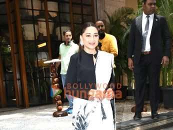 Photos: Madhuri Dixit and Triptii Dimri snapped promoting their Netflix film Maa Behen Photos: Madhuri Dixit and Triptii Dimri snapped promoting their Netflix film Maa Behen