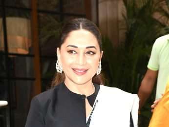 Photos: Madhuri Dixit and Triptii Dimri snapped promoting their Netflix film Maa Behen