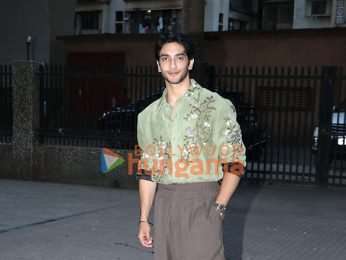 Photos: Vedang Raina, Sharvari snapped promoting their upcoming film Main Vaapas Aaunga
