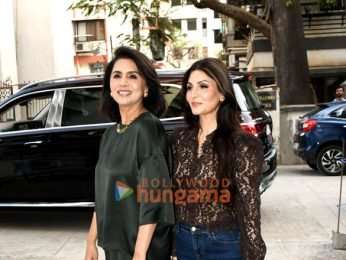 Photos: Neetu Singh, Riddhima Kapoor Sahni and Soha Ali Khan snapped promoting Daadi Ki Shaadi on the sets of All About Her