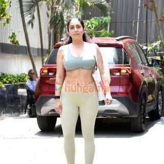 Photos: Neha Bhasin snapped at the gym in Santacruz