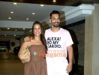 Photos: Neha Dhupia and Angad Bedi snapped in Bandra