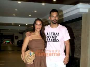 Photos: Neha Dhupia and Angad Bedi snapped in Bandra