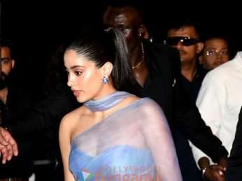 Photos: Ram Charan, Janhvi Kapoor, Buchi Babu Sana and others snapped at Peddi trailer launch in Mumbai