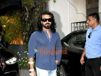 Photos: Ram Charan snapped at Hakim&rsquo;s Aalim salon