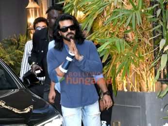 Photos: Ram Charan snapped at Hakim&rsquo;s Aalim salon
