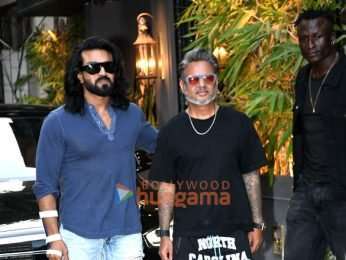 Photos: Ram Charan snapped at Hakim&rsquo;s Aalim salon