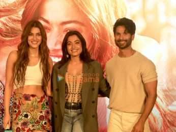 Photos: Shahid Kapoor, Rashmika Mandanna, Kriti Sanon and the team of Cocktail 2 snapped together during the film's song launch