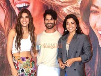 Photos: Shahid Kapoor, Rashmika Mandanna, Kriti Sanon and the team of Cocktail 2 snapped together during the film's song launch