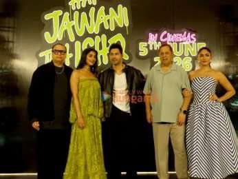 Photos: Varun Dhawan, Pooja Hegde, Mrunal Thakur, David Dhawan and others grace the trailer launch of Hai Jawani Toh Ishq Hona Hai