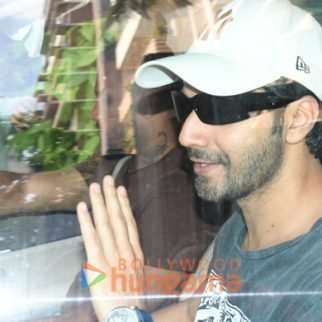 Photos: Varun Dhawan snapped outside Maddock Films&rsquo; office in Santacruz