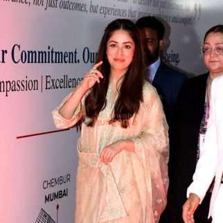 Photos: Yami Gautam Dhar snapped at hospital inauguration ceremony in Santacruz