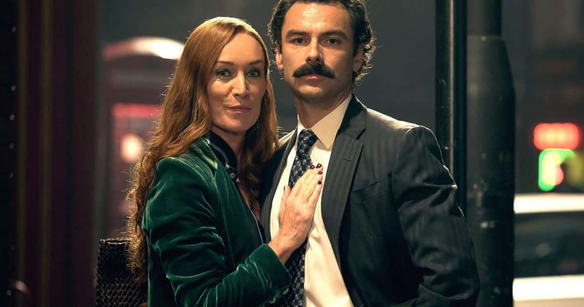 Rivals stars Aidan Turner and Victoria Smurfitt talk navigating passionate love scenes: "It's just two Paddies going at it"