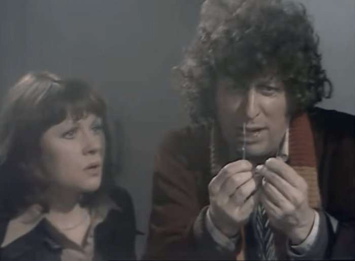 Tom Baker as the Fourth Doctor and Elisabeth Sladen as Sarah Jane Smith Tom Baker as the Fourth Doctor and Elisabeth Sladen as Sarah Jane Smith