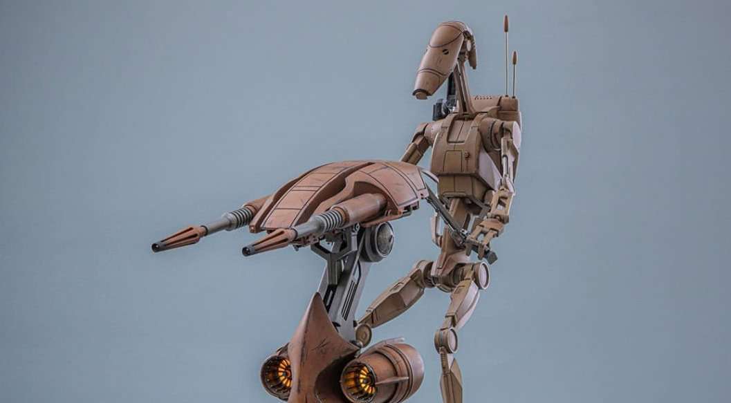 Star Wars: Episode I – The Phantom Menace Battle Droid & STAP sixth scale set revealed by Hot Toys