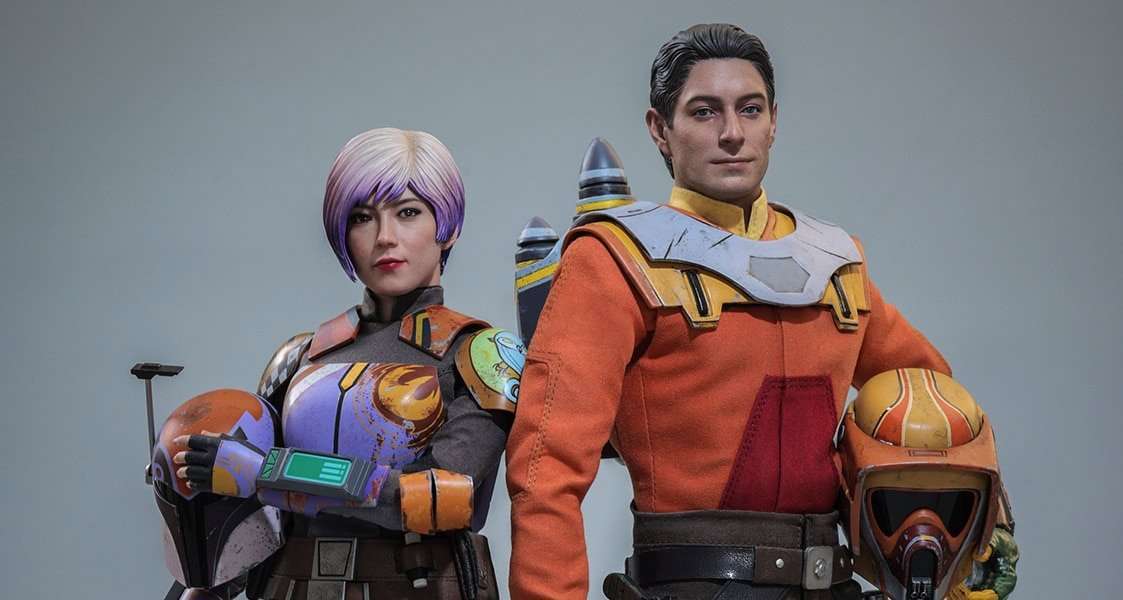 Star Wars Rebels’ Sabine Wren and Ezra Bridger get the Hot Toys treatment with new sixth scale figures