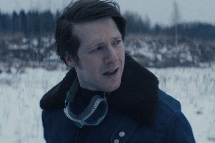 Adam Nagaitis as Valya in Star City Adam Nagaitis as Valya in Star City, looking around a snowy landscape