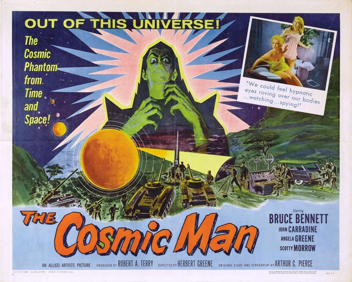 THE COSMIC MAN - free to watch on YouTube - MOVIES & MANIA
