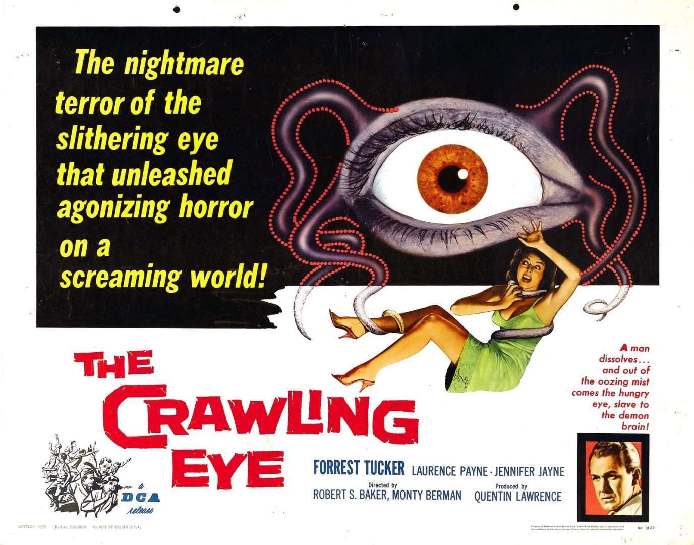The Crawling Eye 1958 film reviews free online MOVIES & MANIA