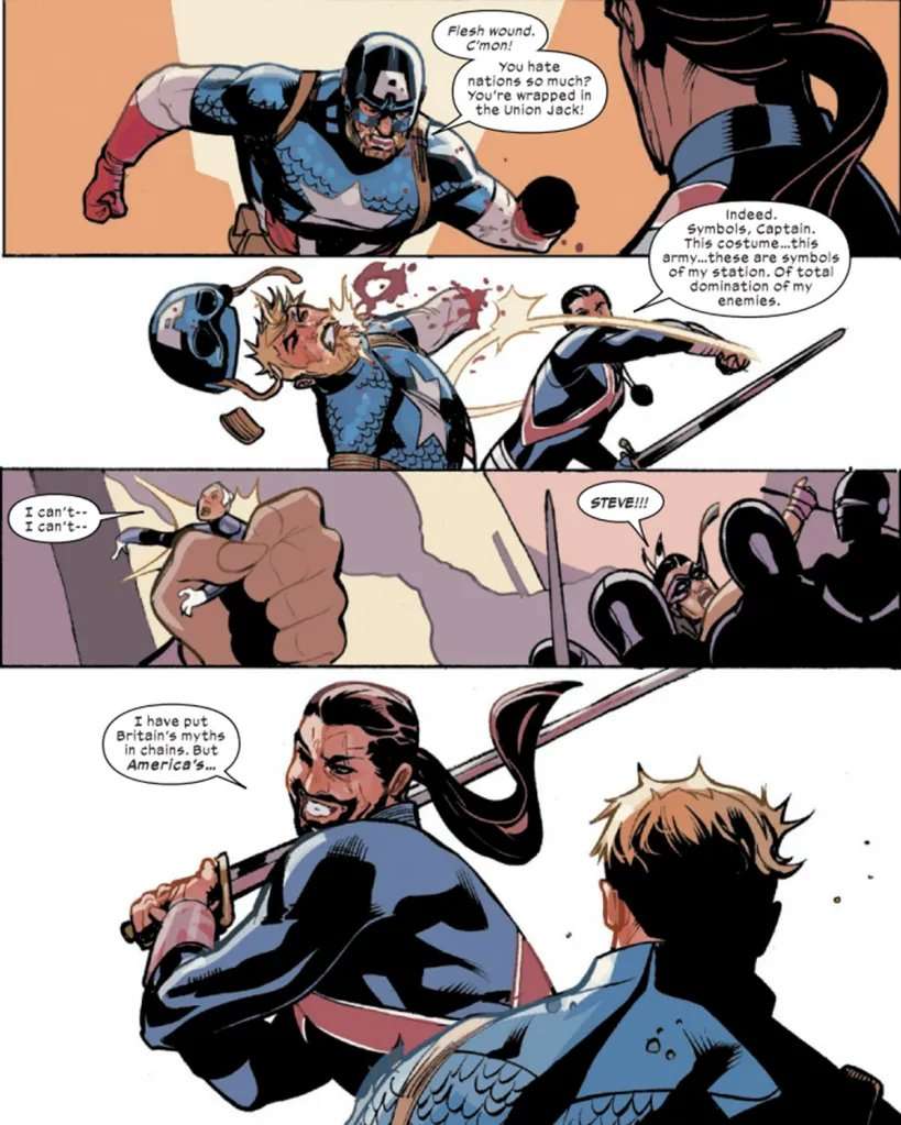 The Death of Steve Rogers in Ultimate Endgame #4