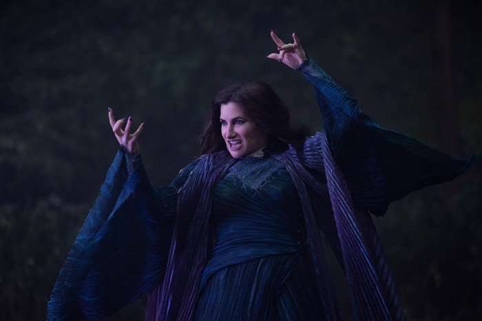 Agatha Harkness casts a spell in a scene from Agatha All Along