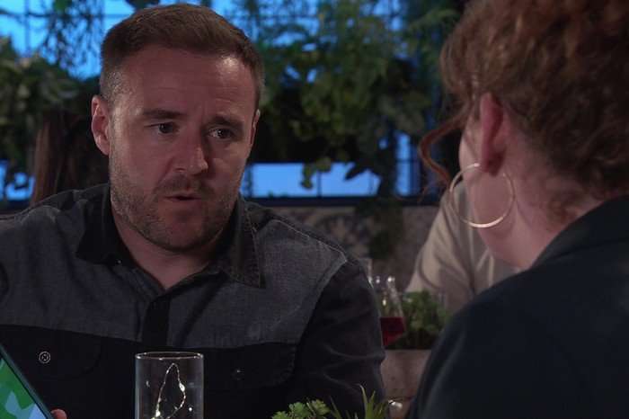 Tyrone and Fiz Dobbs in Coronation Street