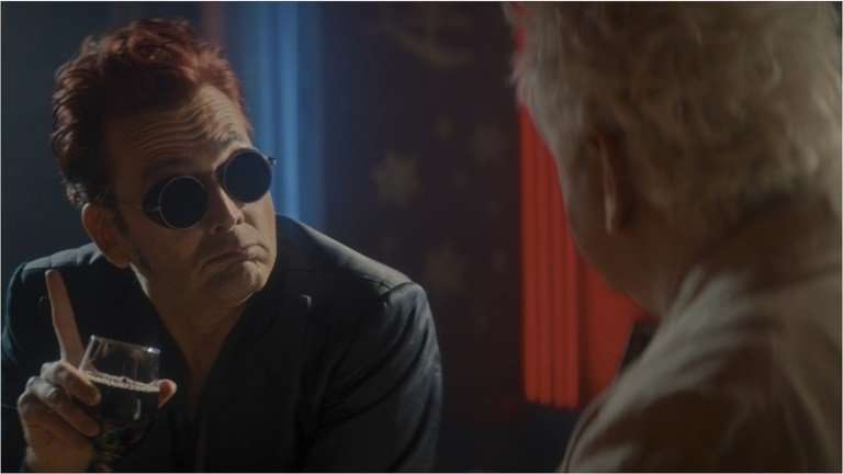 David Tennant and Michael Sheen in Good Omens 3