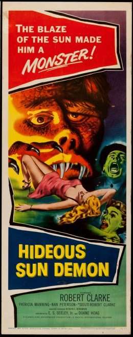 hideous sun demon tall poster