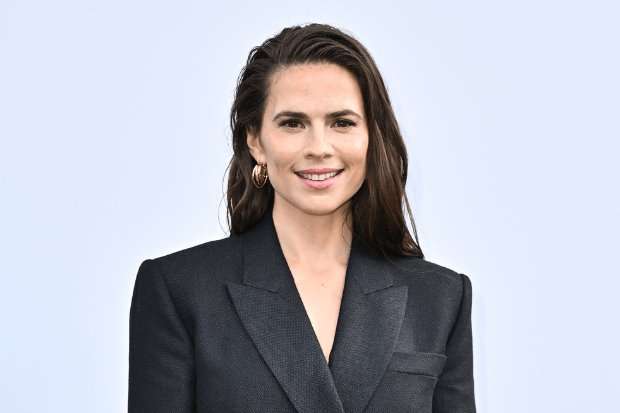 Hayley Atwell attends the Chlo&eacute; Womenswear Spring/Summer 2024 show